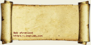 Magdalena Pjanić vizit kartica